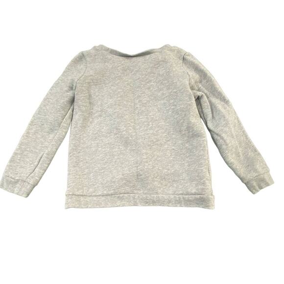 Carter's Kid Sparkly Penguin Sweater Top Gray Size 6/6X - Picture 2 of 5